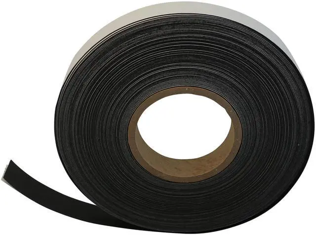 Main image of FindTape Receptive Steel Tape [Adhesive-Backed / Attracts Magnets] (MGRS): 1 in. x 100 ft. (Black) *indoor-grade