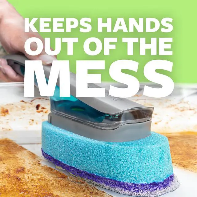 Alt view image 8 of 10 - Scotch-Brite Non-Scratch Advanced Soap Control Dishwand, Leak-Free Guarantee, Long Lasting and Reusable