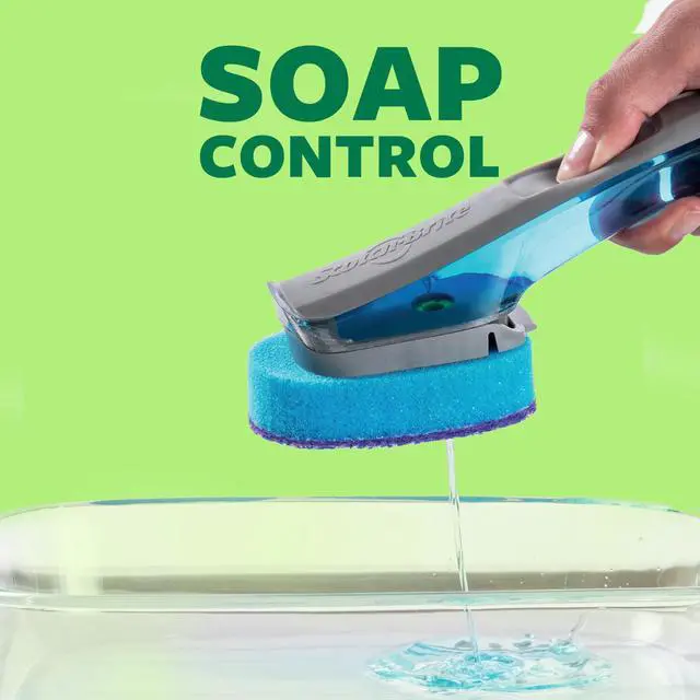 Alt view image 10 of 10 - Scotch-Brite Non-Scratch Advanced Soap Control Dishwand, Leak-Free Guarantee, Long Lasting and Reusable