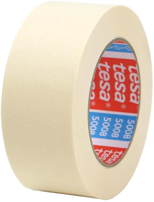 Main image of tesa Crepe Paper Masking Tape [multi-purpose] (5008): 2 in. (48mm actual) x 60 yds. (Natural)