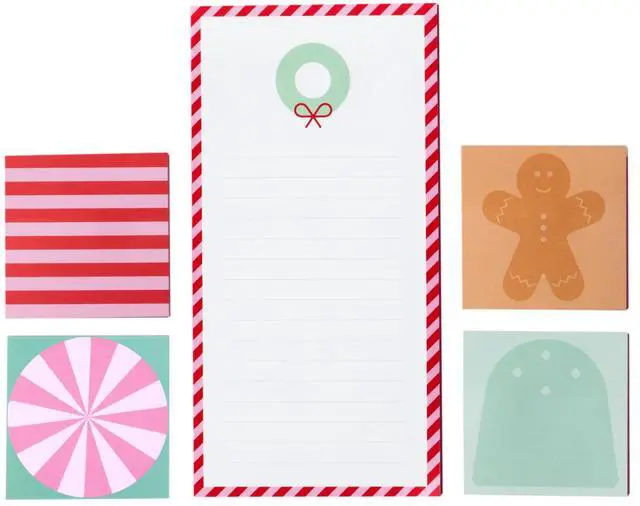 Alt view image 2 of 2 - Post-it Jingle Notes House Gift Set: 5 assorted pads / 50 sheets each (Assorted Colors) *50 sheets