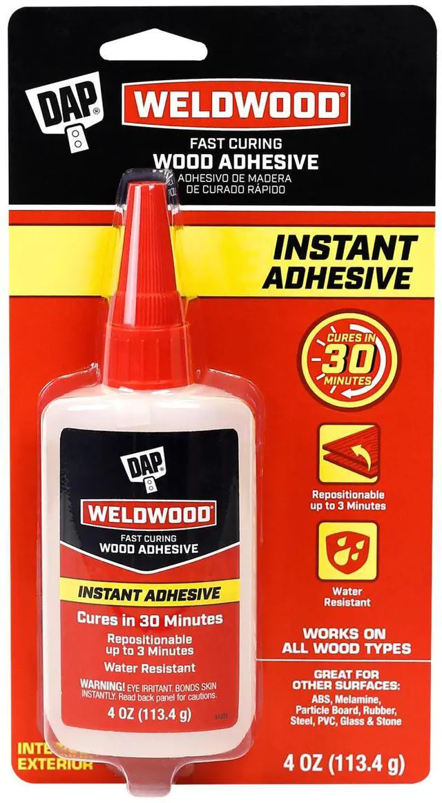 Main image of DAP Weldwood Instant Wood Adhesive: 4 fl. oz. (Clear)