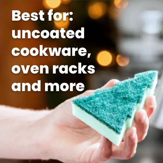 Alt view image 4 of 7 - Scotch-Brite Merry + Brite Heavy Duty Scrub Sponge: 1-pack (Green)