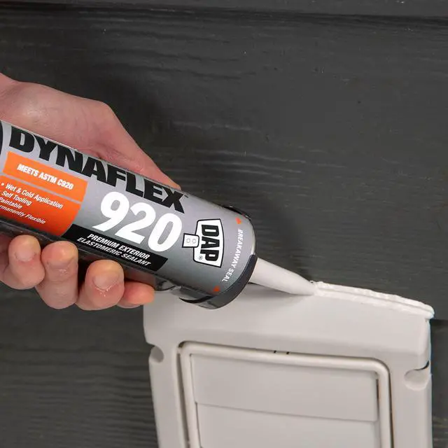 Alt view image 3 of 5 - DAP DYNAFLEX 920 Premium Elastomeric Exterior Sealant: 10.1 fl oz. (Clay CL500)