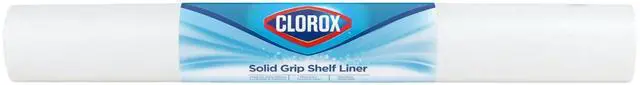 Main image of Duck Brand EasyLiner with Clorox Solid Grip Shelf Liner [Non-Adhesive]: 20 in. x 6 ft. (White)