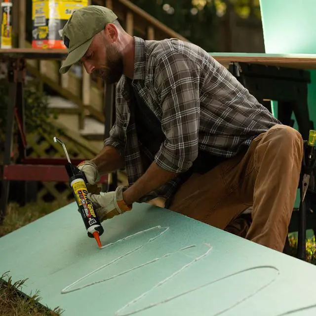 Alt view image 4 of 5 - DAP DYNAGRIP Heavy Duty Max Construction Adhesive: 9 oz. (White)