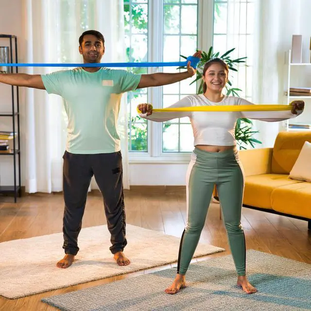 Alt view image 3 of 4 - Mueller SUP-R BAND Resistance Band: 5 in. x 6 yds. / X-Heavy Resistance (Black)