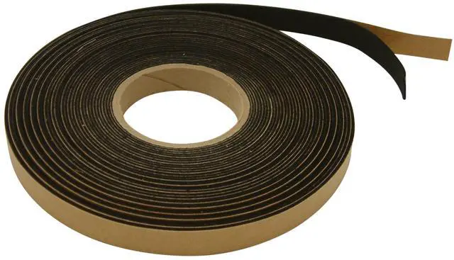 Main image of FindTape Polyester Felt Tape [1.5mm thick] (FELT-065): 3/4 in. x 50 ft. (Black)
