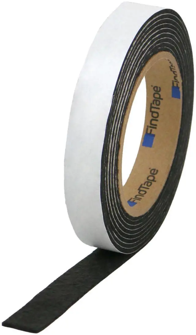 Main image of FindTape PF2MM Premium Polyester Felt Tape [2mm thick]: 3/4 in. x 10 ft. (Black)