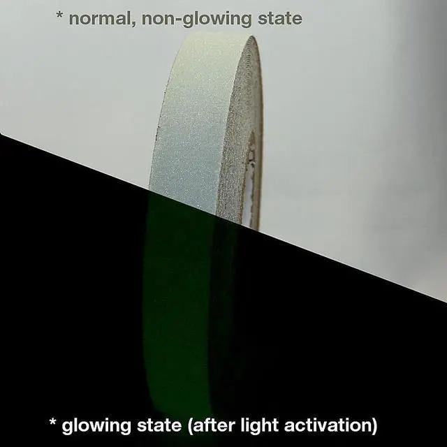 Main image of Wooster NiteGlow Flex-Tred Glow-in-the-Dark Anti-Slip Tape: 1 in. x 60 ft. (Luminescent Lime Green)