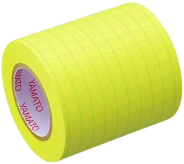 Main image of Yamato Memoc Gridded Sticky Note Refills: 1 in. x 33 ft. (Fluorescent Yellow)
