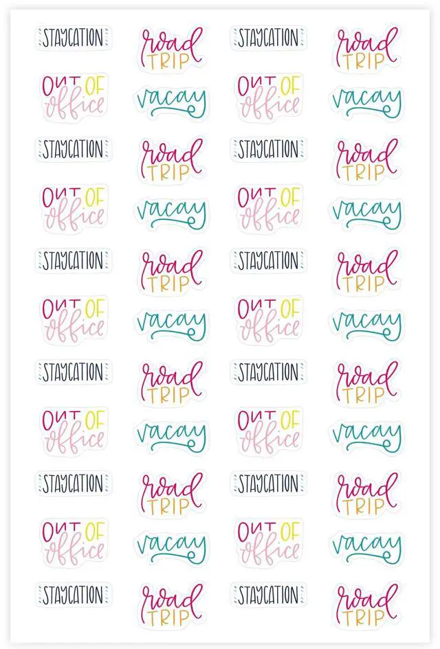 Alt view image 3 of 5 - At-A-Glance Simplified System by Emily Ley Phrase Sticker Pack: 6-pack