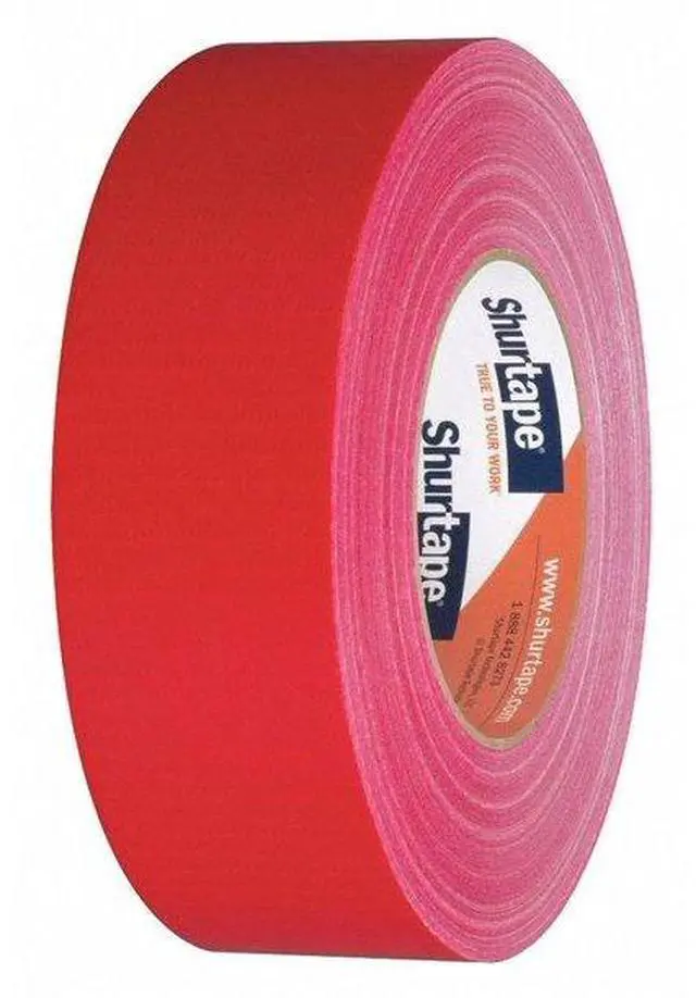 Main image of Shurtape Military Spec Lusterless Cloth Duct Tape (PC-625): 2 in. (48mm actual) x 60 yds. (Red)
