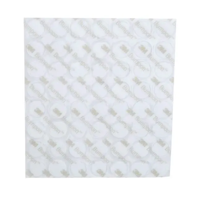 Alt view image 4 of 7 - 3M Bumpon Self-Adhesive Protectors: 1/2 in. width x 0.14 in. thick (Clear) *retail-packaged SJ5312Bl RETAIL-PACK