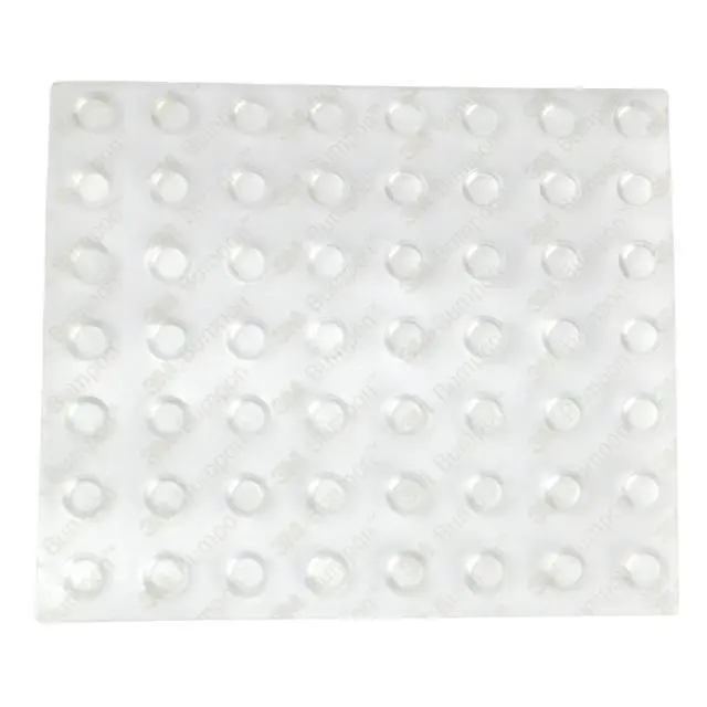 Alt view image 7 of 7 - 3M Bumpon Self-Adhesive Protectors: 1/2 in. width x 0.14 in. thick (Clear) *retail-packaged SJ5312Bl RETAIL-PACK