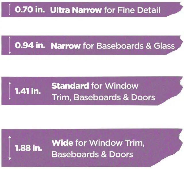 Alt view image 7 of 7 - Scotch Delicate Surface Painters Tape: 1.41 in. x 60 yds. (Purple) *4-pack