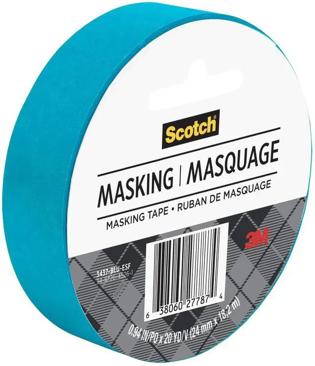 Main image of Scotch Expressions Masking Tape: 0.94 in. x 60 ft. (Blue)