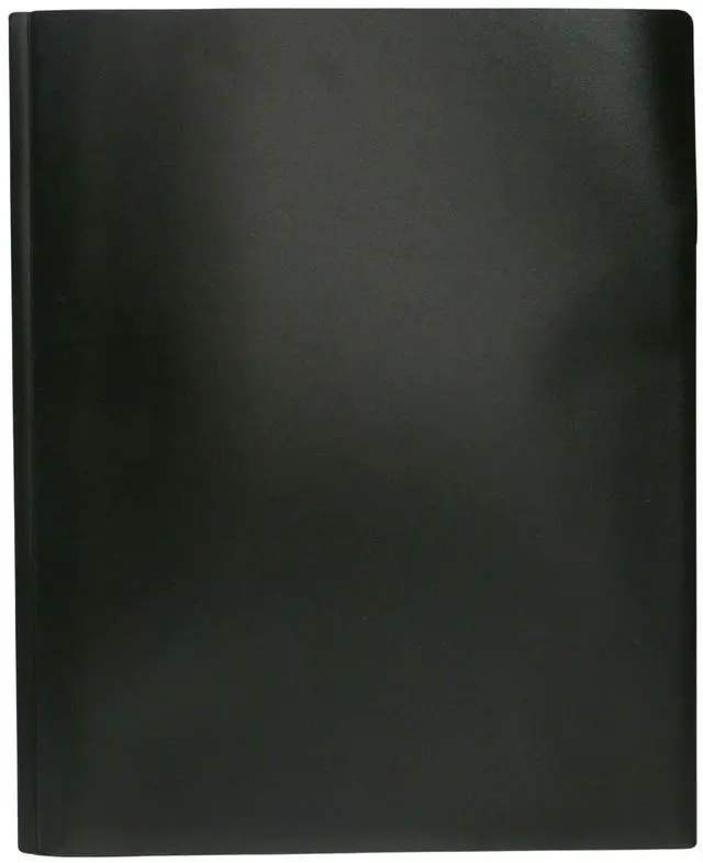 Main image of Acco Color Talk Pocket & Prong Plastic Folder: 9 in. x 11 in. (Black) *1 folder