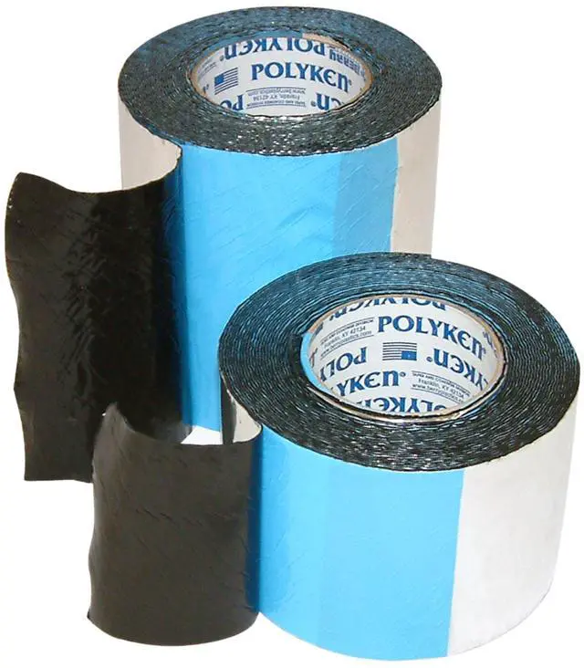 Alt view image 2 of 3 - Nashua Heavy Duty FoilMastic Butyl Rubber Tape (360-45): 4 in. (96mm actual) x 30 ft. (Silver)