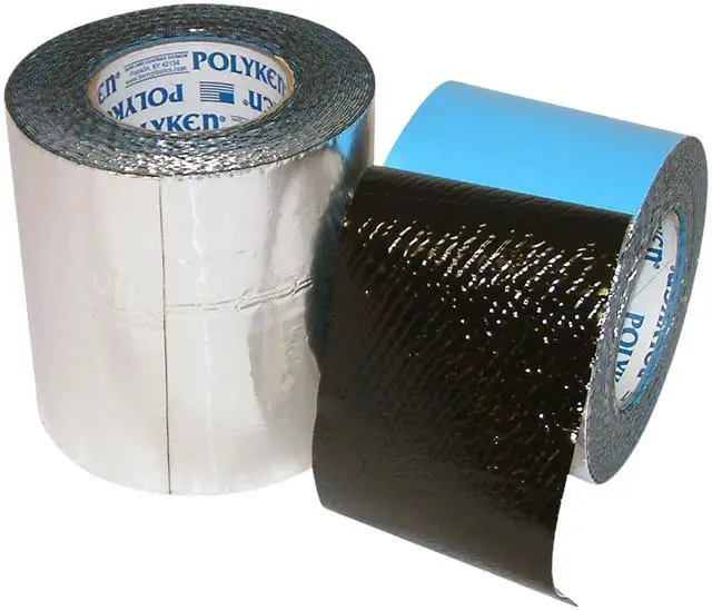 Alt view image 3 of 3 - Nashua Heavy Duty FoilMastic Butyl Rubber Tape (360-45): 4 in. (96mm actual) x 30 ft. (Silver)