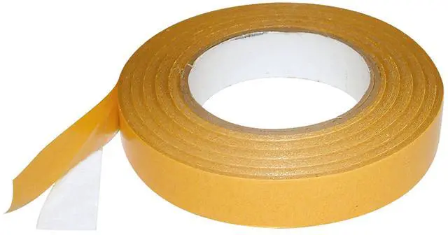 Main image of JVCC Double-Sided Film Tape: 4 in. (96mm actual) x 60 yds. (Clear)