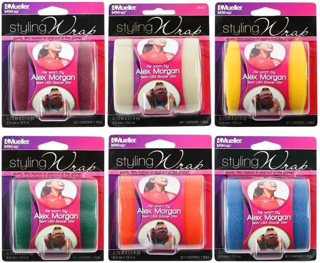 Alt view image 2 of 2 - Mueller Styling MWrap Foam Hair Wrap: 2-3/4 in. x 21.4 yds. (Blue) *styling-wrap packaging