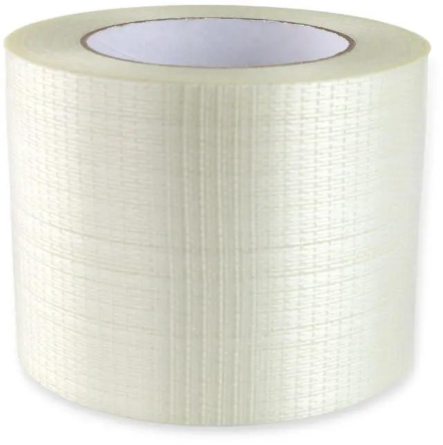 Main image of FindTape Bi-Directional Filament Tape: 4 in. (96mm actual) x 60 yds. (Translucent)