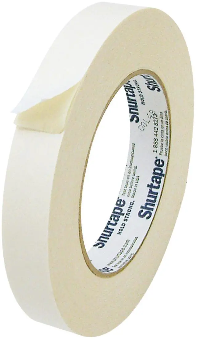 Main image of Shurtape Double-Sided Flat Paper Tape: 3/4 in. x 36 yds. (Natural)