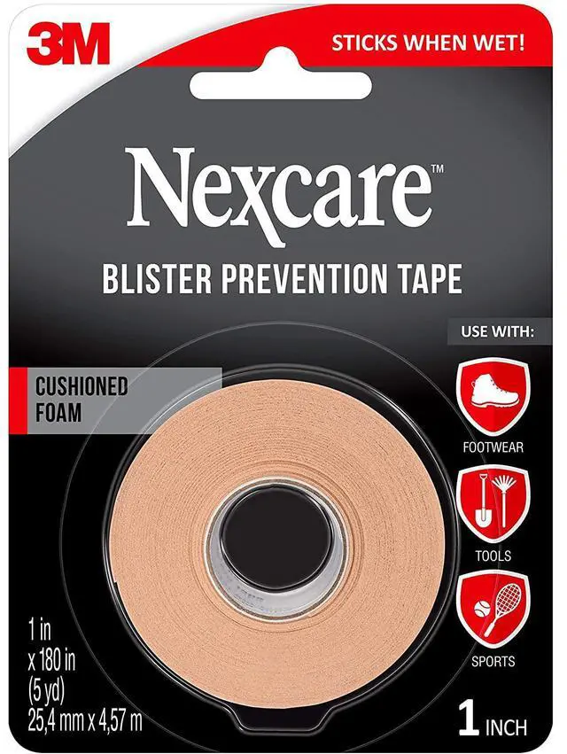 Main image of Nexcare Blister Prevention Tape: 1 in. x 15 ft. (Tan) 731-BPT - OEM