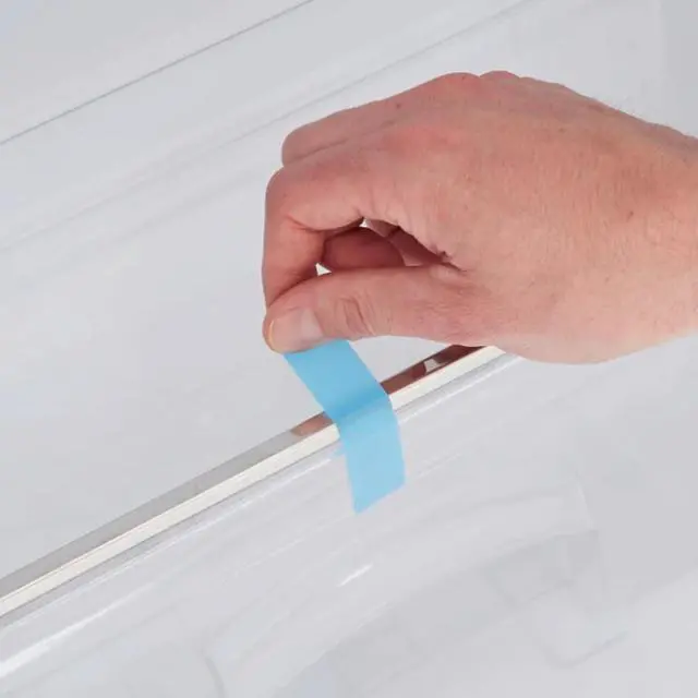 Alt view image 7 of 7 - tesa Appliance-Grade Tensilized Non-Staining Strapping Tape: 3/4 in. x 60 yds. (Blue)