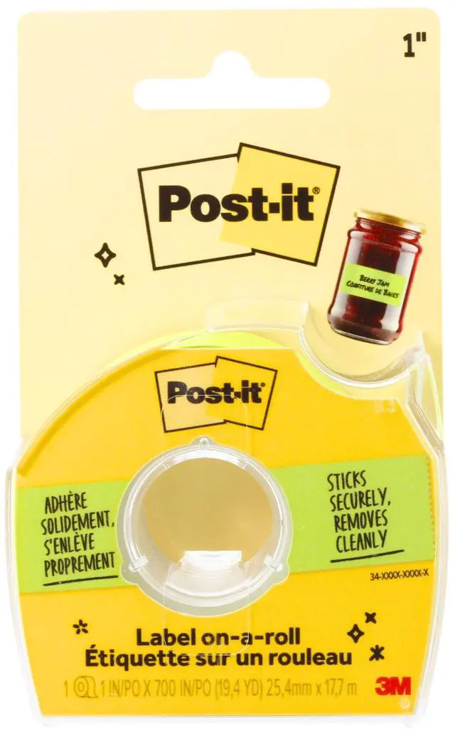 Main image of Post-it Labeling and Cover-up Tape: 1 in. x 700 in. (Neon Green) 658LRG