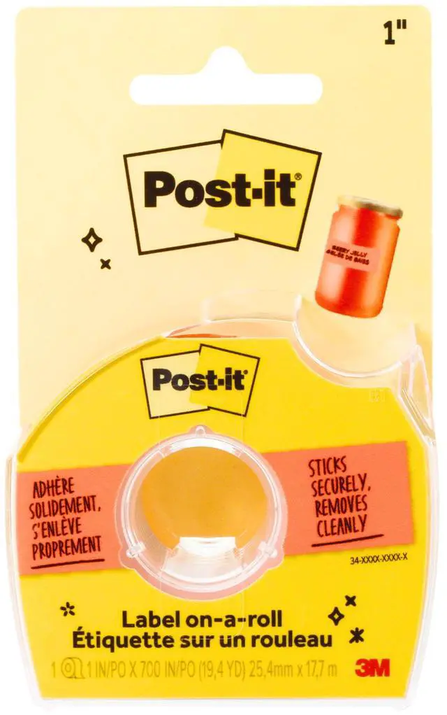 Main image of Post-it Labeling and Cover-up Tape: 1 in. x 700 in. (Vital Orange) 658LRO