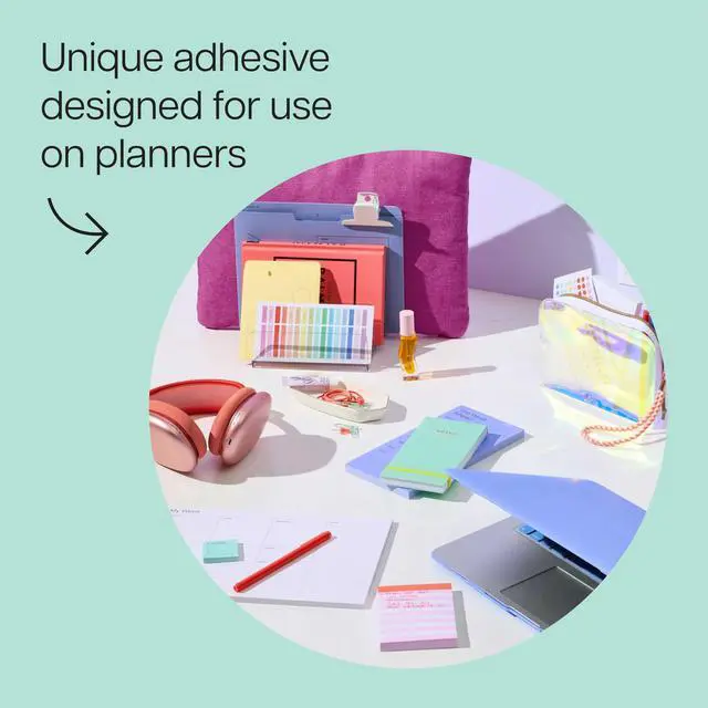 Alt view image 3 of 6 - Post-it Noted Mini List Notes: 4 in. x 2.9 in. (Stripe Green) *100-sheets per pad / 1-pack NTD10-34-1