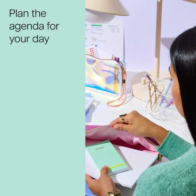 Alt view image 4 of 6 - Post-it Noted Mini List Notes: 4 in. x 2.9 in. (Stripe Green) *100-sheets per pad / 1-pack NTD10-34-1