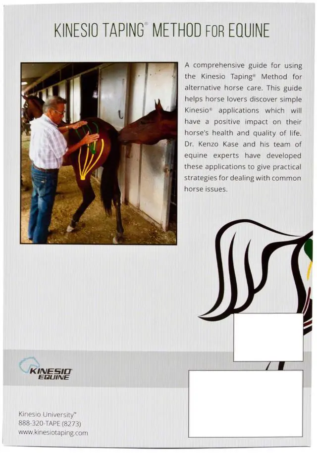 Alt view image 3 of 5 - Kinesio Taping Method for Equine Manual: Kinesio Taping for Horse Lovers BKE