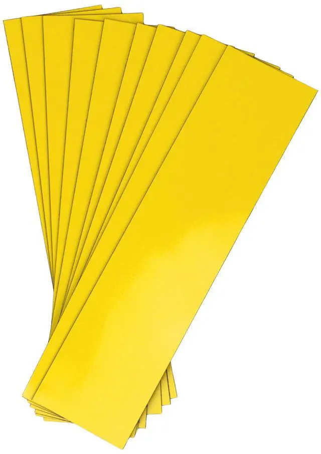 Main image of FindTape Door Lockdown Magnets: 2 in. x 8 in. (Yellow) *10-pack DLM-10Y