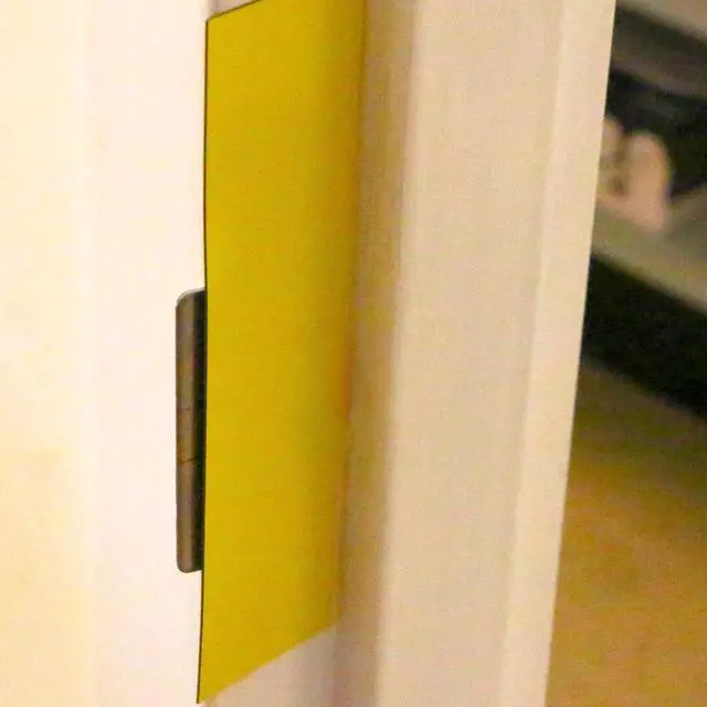 Alt view image 7 of 7 - FindTape Door Lockdown Magnets: 2 in. x 8 in. (Yellow) *10-pack DLM-10Y
