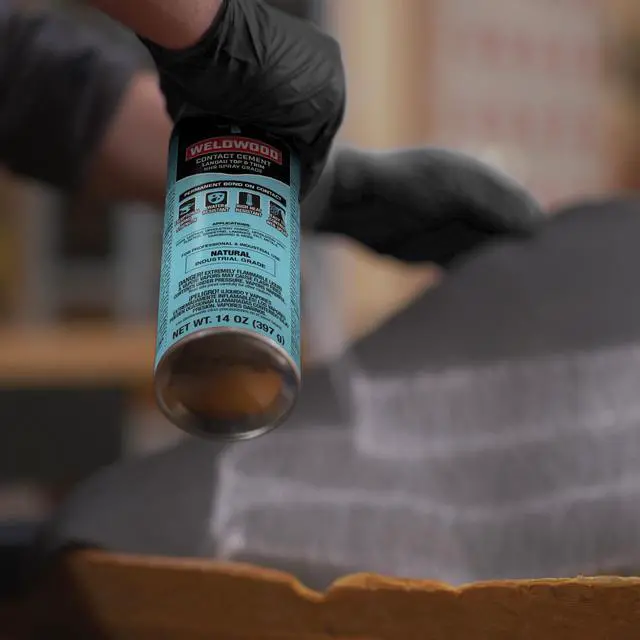 Alt view image 3 of 5 - DAP Weldwood Landau Top & Trim HHR Spray Contact Adhesive: 14.0 oz. (Clear) 7079800127