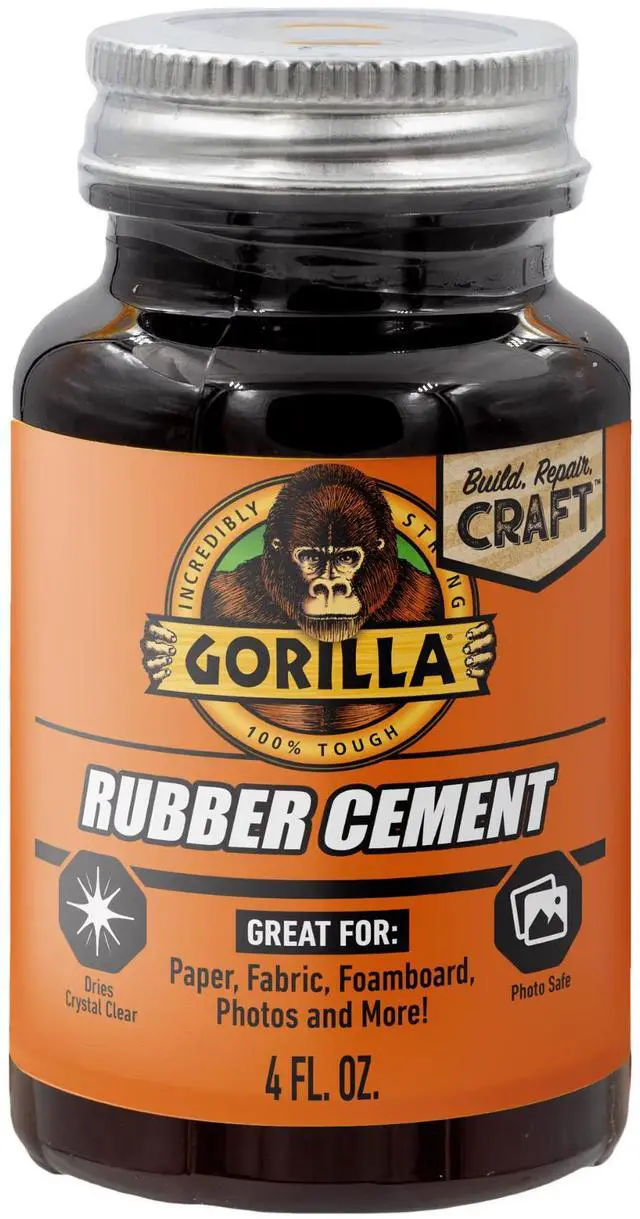 Main image of Gorilla Rubber Cement: 4 oz. (Tan)