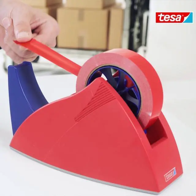 Alt view image 2 of 6 - tesa PVC Packaging Tape: 1-1/2 in. x 72 yds. (Red)