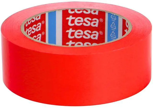 Main image of tesa PVC Packaging Tape: 1-1/2 in. x 72 yds. (Red)
