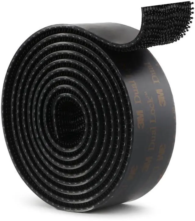Main image of 3M Dual Lock Type 250 Reclosable Fastener: 1 in. x 4 ft. (Black)