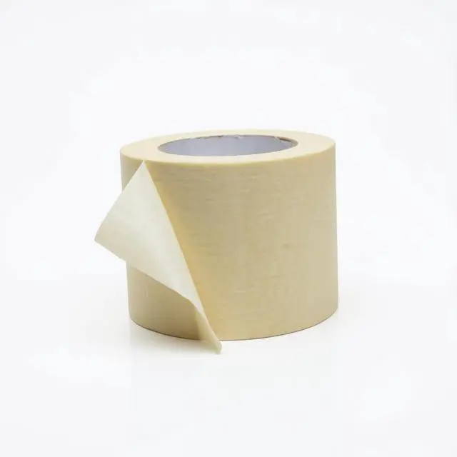 Main image of JVCC Economy Grade Masking Tape: 4 in. (96mm actual) x 60 yds. (Natural)