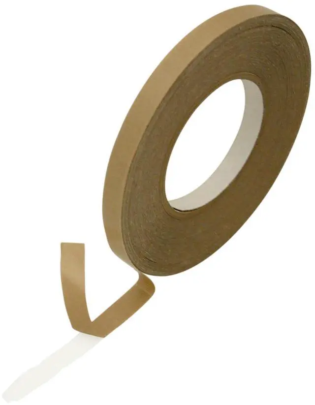 Main image of JVCC Adhesive Transfer Tape: 3/8 in. x 60 yds. (Clear Adhesive on Brown Liner)