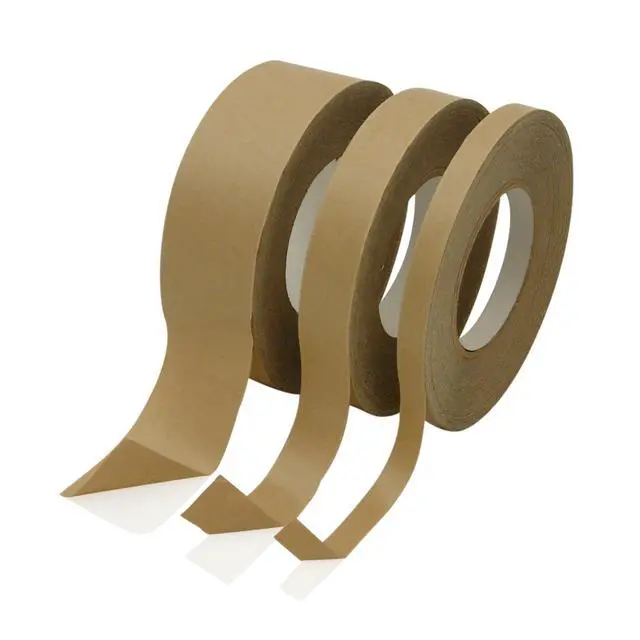 Alt view image 2 of 2 - JVCC Adhesive Transfer Tape: 3/8 in. x 60 yds. (Clear Adhesive on Brown Liner)