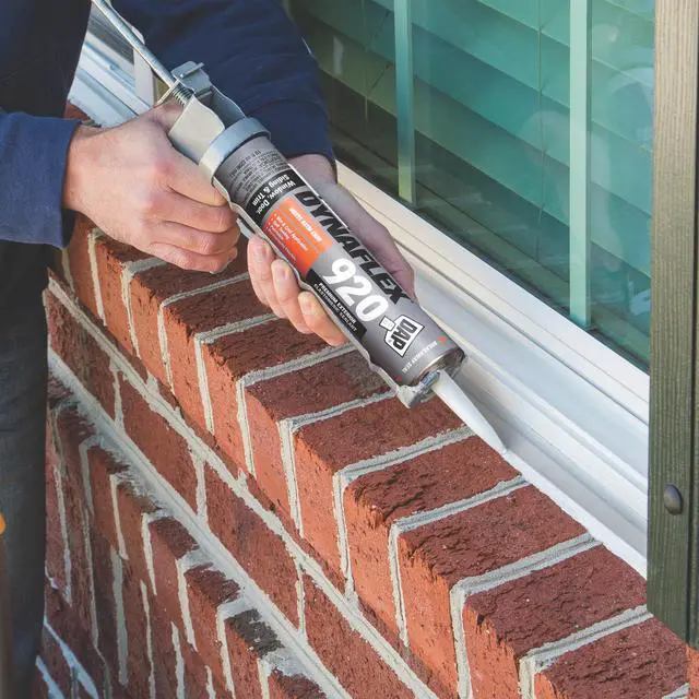 Alt view image 3 of 7 - DAP DYNAFLEX 920 Elastomeric Exterior Sealant: 10.1 fl oz. (Clay CL512)