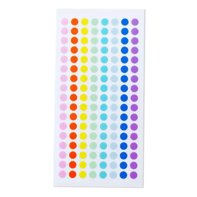Alt view image 5 of 5 - Post-it Noted Planner Dots / Stickers: 0.25 in. diameter / 408 dots/pack (Pink and Purple) *408 dots/25 coins NTD-PD-PP