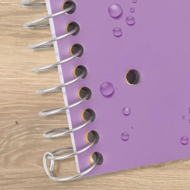 Alt view image 5 of 5 - Five Star 1-Subject Spiral Notebook: 8 in. x 10-1/2 in. (Light Blue) 05200-LB