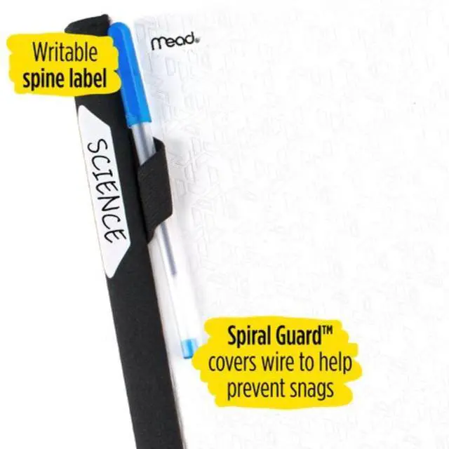 Alt view image 7 of 7 - Five Star Advance 3-Subject Spiral Guard Notebook: 8-1/2 in. x 11 in. (Light Blue)