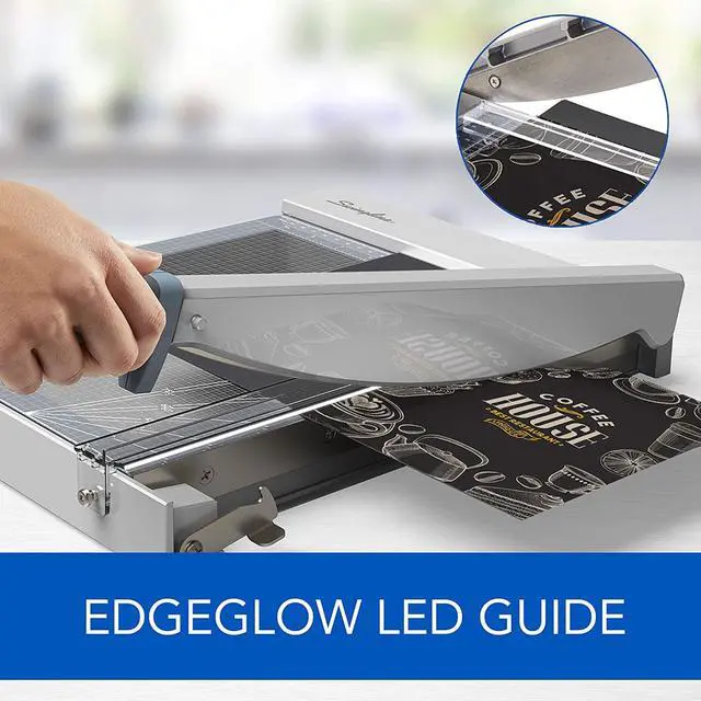 Alt view image 3 of 6 - Swingline ClassicCut EdgeGlow Guillotine Paper Trimmer: 15 inch, 15 sheet capacity